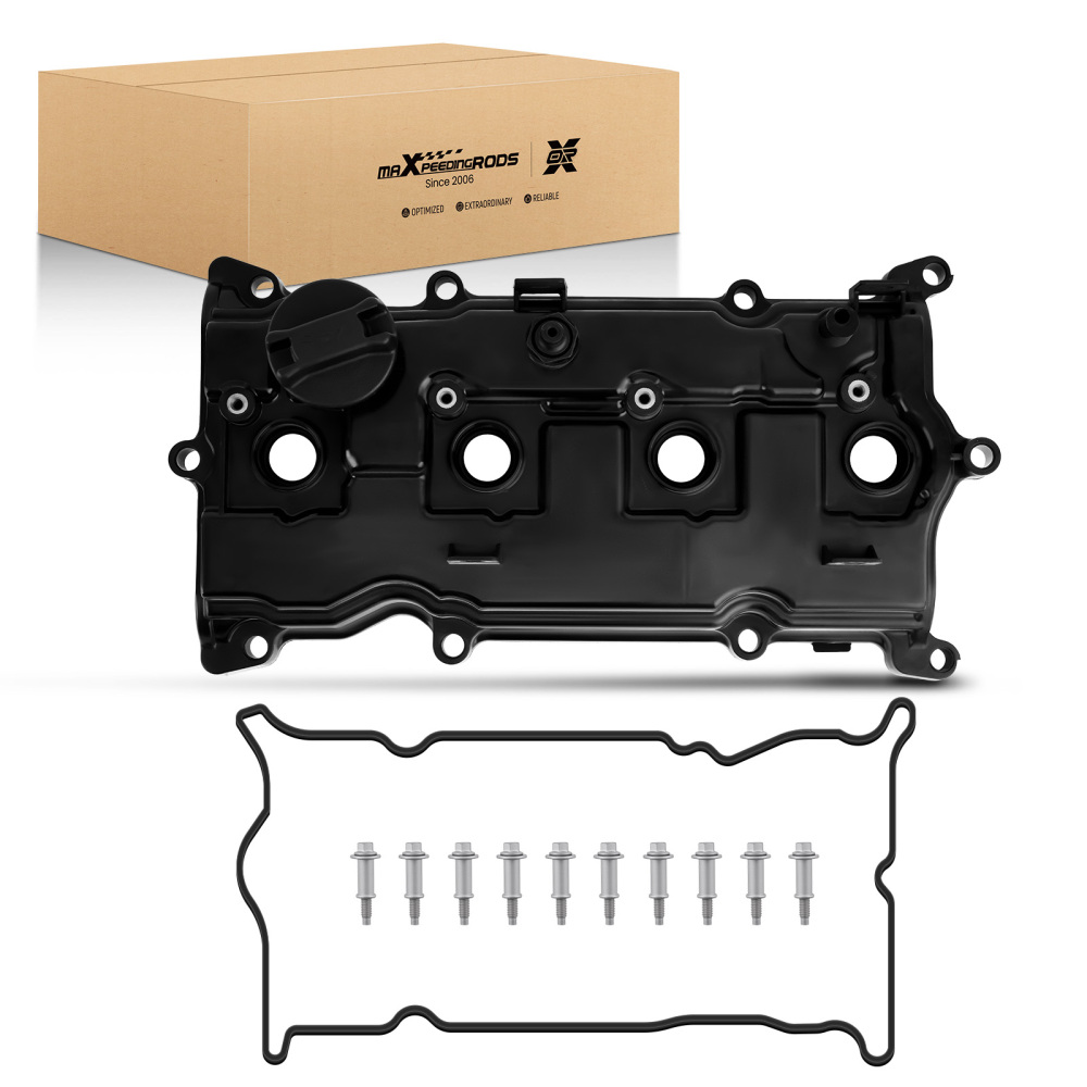 Valve Cover w/ GasketOil Cap Kit compatible for Nissan Rogue 2017-2020 Altima 2018 2.5L