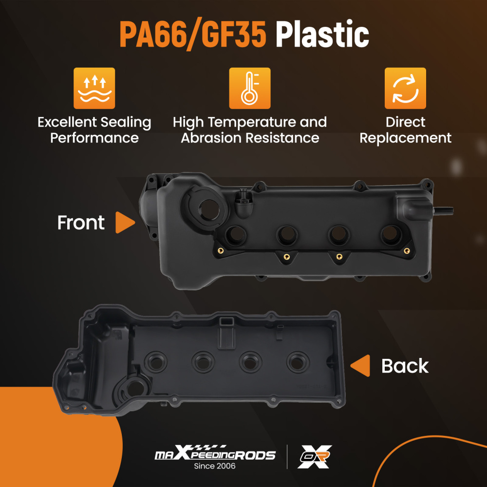 Valve Cover w/Gasket Kit compatible for Nissan Sentra GXE XE CA 1.8L 2000-2002 13264-4Z011