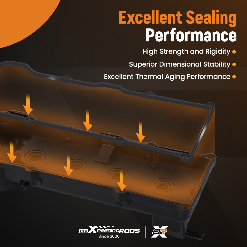 Valve Cover w/Gasket Kit compatible for Nissan Sentra GXE XE CA 1.8L 2000-2002 13264-4Z011