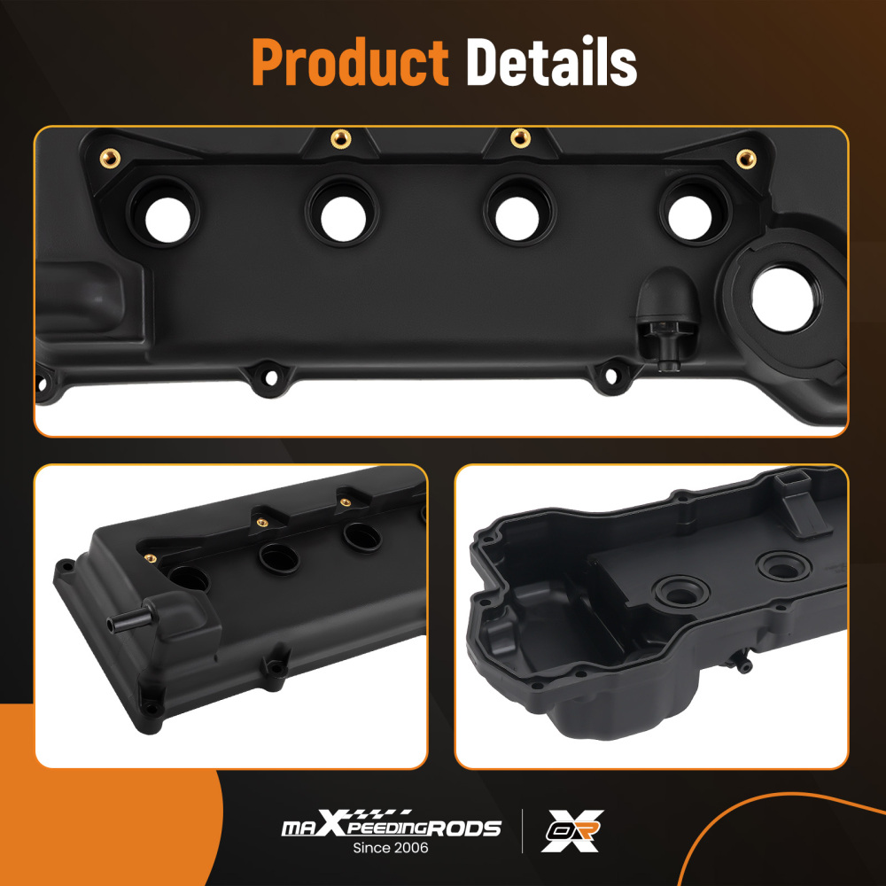 Valve Cover w/Gasket Kit compatible for Nissan Sentra GXE XE CA 1.8L 2000-2002 13264-4Z011