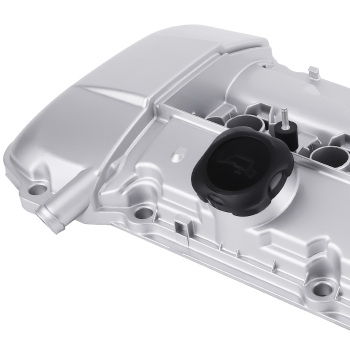 Aluminum Engine Valve Cover + Gasket compatible for BMW M54 E46 325Ci 325i 330i 525i X3 X5