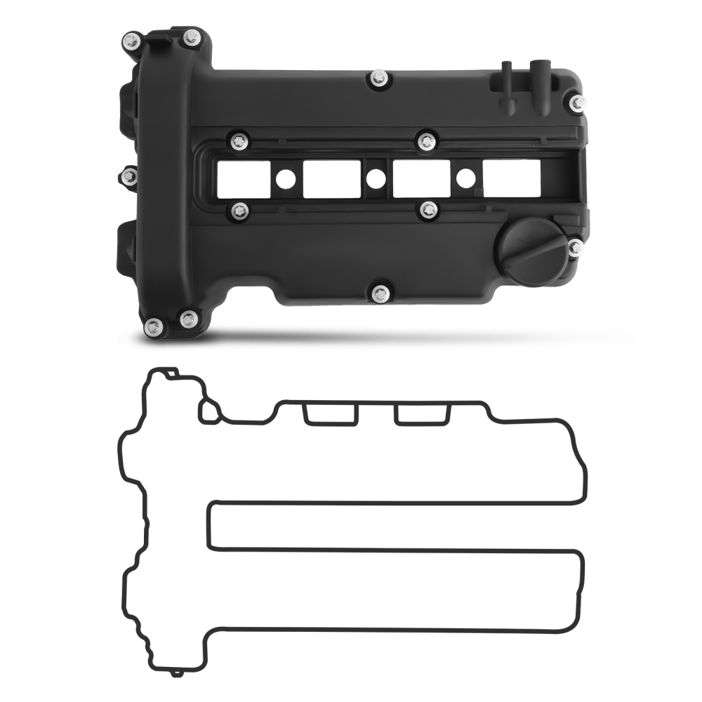 Engine Valve Cover w/ Gasket Kit compatible for Opel Astra G H Corsa C D Meriva 1.2 1.4