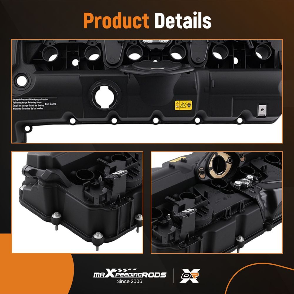 ENGINE VALVE COVER compatible for BMW E82 E90 E70 Z4 X3 X5 128i 328i 528i 11 12 7 552 TCT