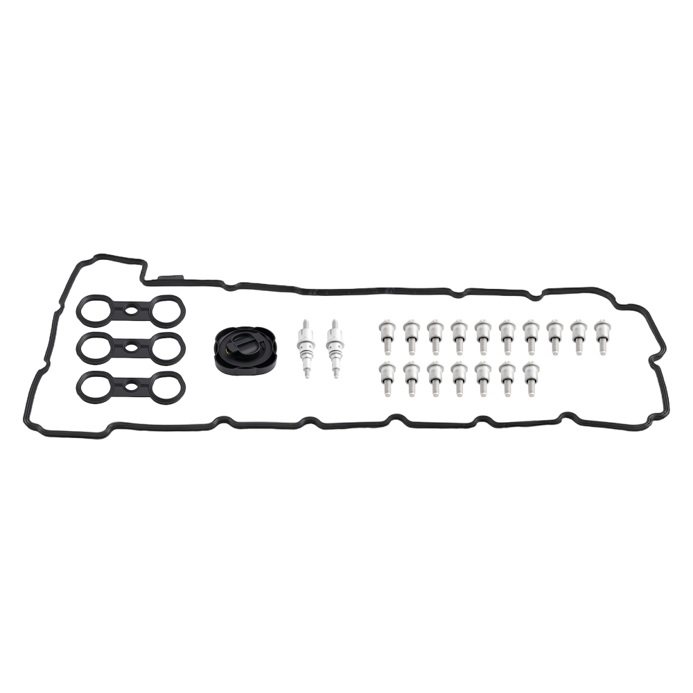 Engine Valve Cover compatible for BMW E82 E90 E93 E92 E90 E60 E83 E85 E89 Z4 X3 11127552281