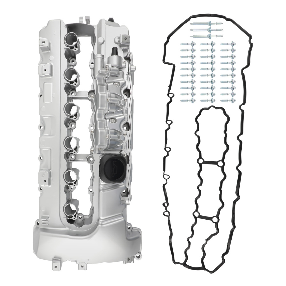 Aluminum Valve Cover w/ Gasket compatible for BMW N54 135i 335i 335xi 535i 740i X6 Z4