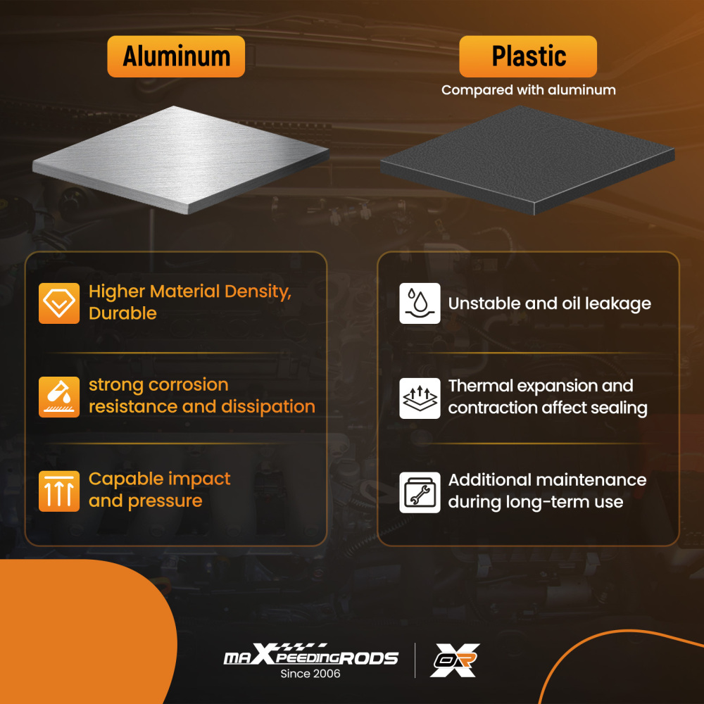 Aluminum Valve Cover w/ Gasket compatible for BMW N54 135i 335i 335xi 535i 740i X6 Z4