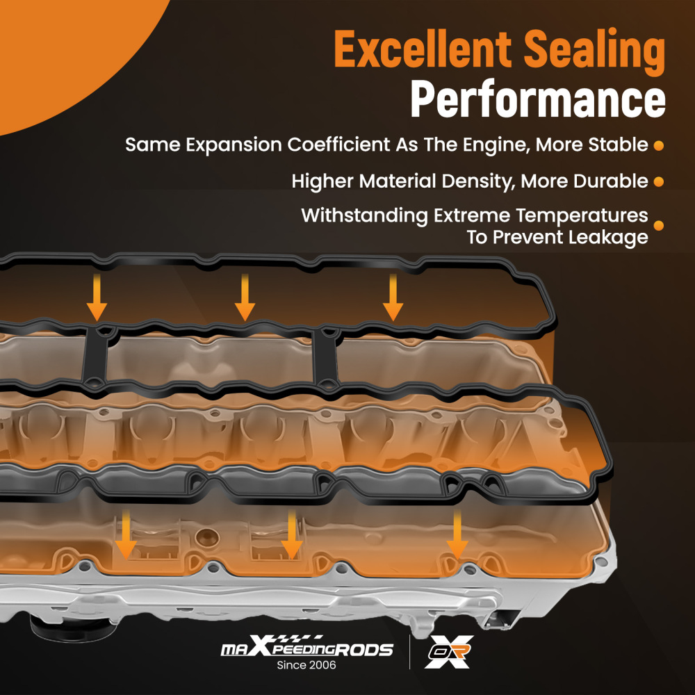 Aluminum Valve Cover w/ Gasket compatible for BMW N54 135i 335i 335xi 535i 740i X6 Z4