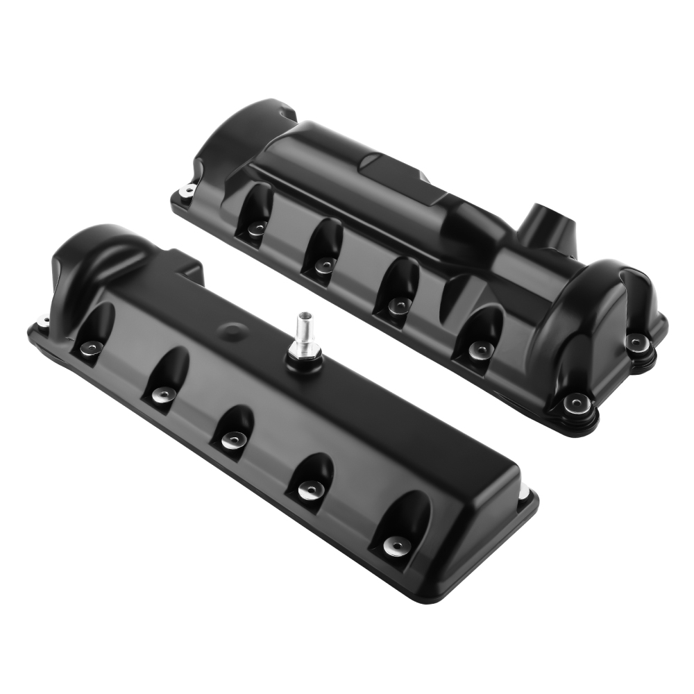 Aluminum Valve Cover Set compatible for Ford E-150 E-250 2008-2014 compatible for F-150 2006-2010 4.6L compatible for V8