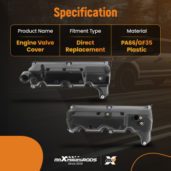 Engine Valve Cover LHRH compatible for Ford Explorer Ranger Mountaineer 4.0L 2006-2011