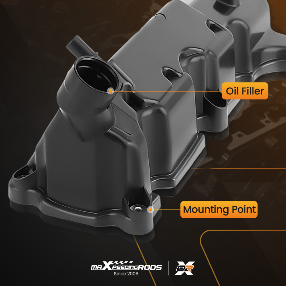 Engine Valve Cover LHRH compatible for Ford Explorer Ranger Mountaineer 4.0L 2006-2011