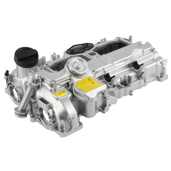 Aluminum Valve Cover Kit w/ Gasket Cap compatible for BMW N20 320i 328i 528i X3 X5 X1 2.0L