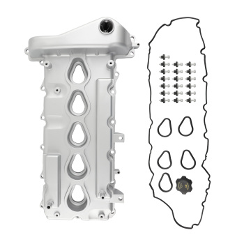 Aluminum Valve Cover compatible for Chevrolet Colorado GMC Canyon compatible for Hummer H3 3.5L 2004-2006