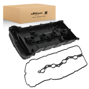 Engine Valve Cover compatible for Mitsubishi Lancer 2.0L 2.4L 2006+ 1035B090 Black