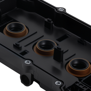 Black Engine Valve Cover compatible for Mitsubishi Mirage 1.2L 2014-2024 1035B156 73Cu