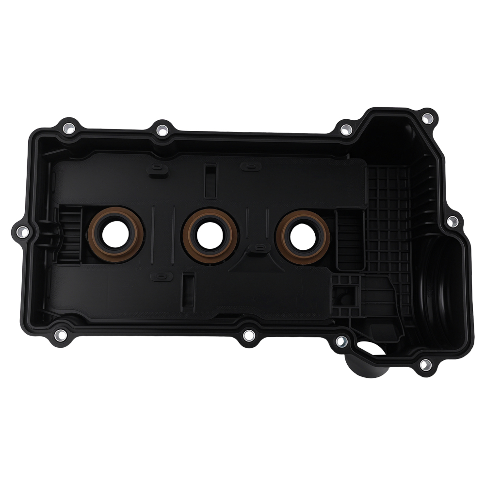 Black Engine Valve Cover compatible for Mitsubishi Mirage 1.2L 2014-2024 1035B156 73Cu