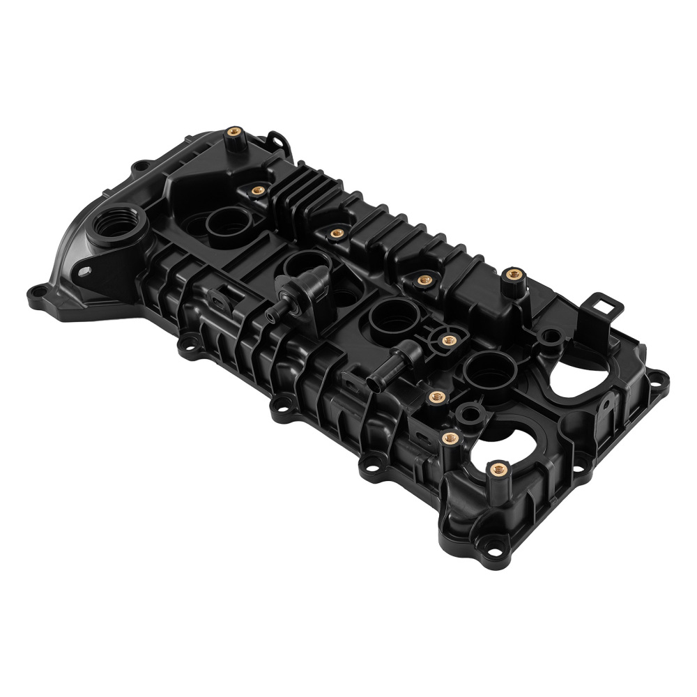Black Engine Valve Cover compatible for Nissan Kicks HR16DE 132645RB2A w/Grommets