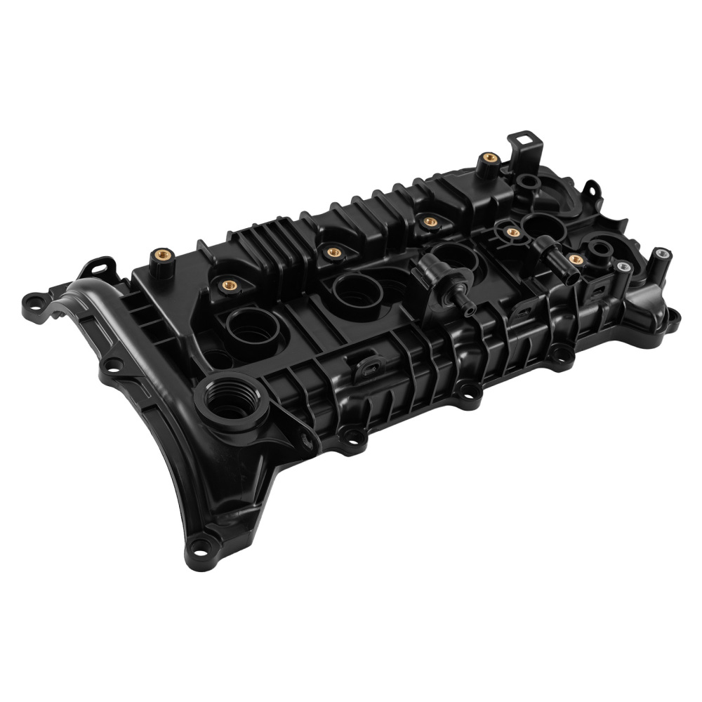 Black Engine Valve Cover compatible for Nissan Kicks HR16DE 132645RB2A w/Grommets