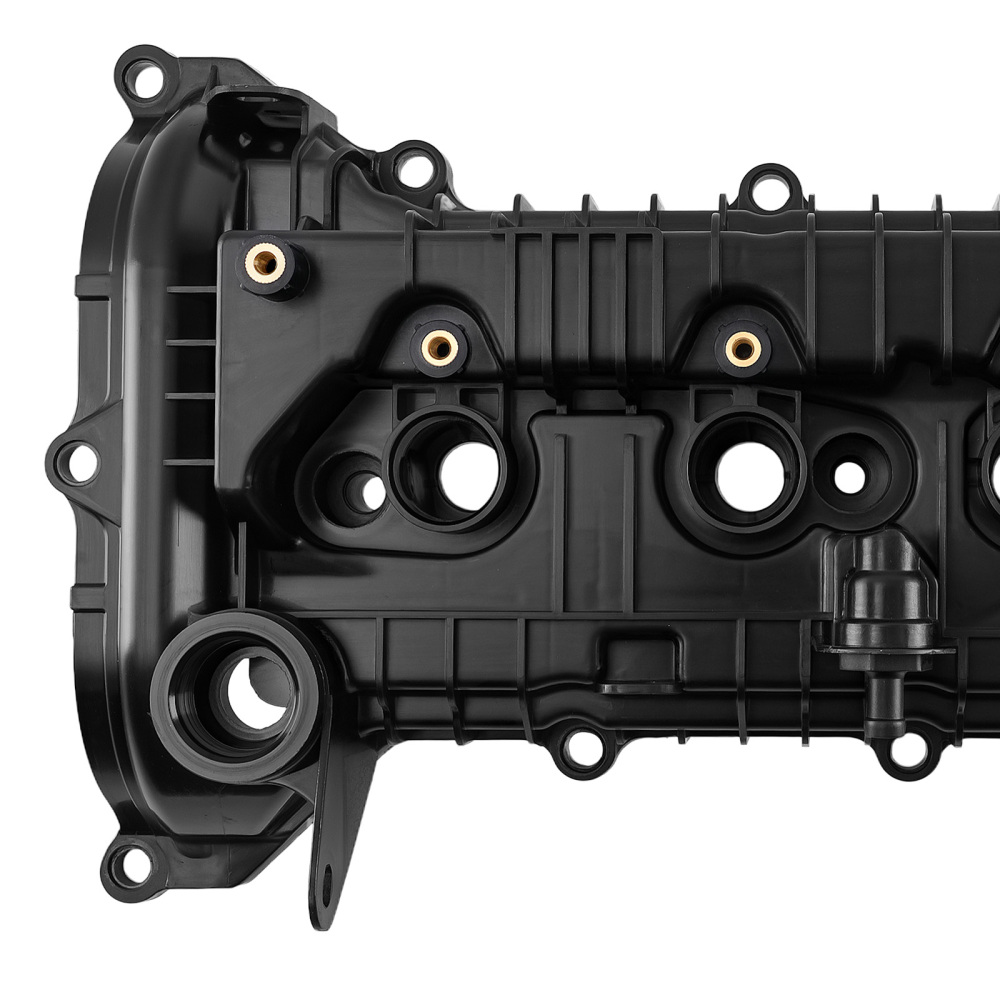 Black Engine Valve Cover compatible for Nissan Kicks HR16DE 132645RB2A w/Grommets