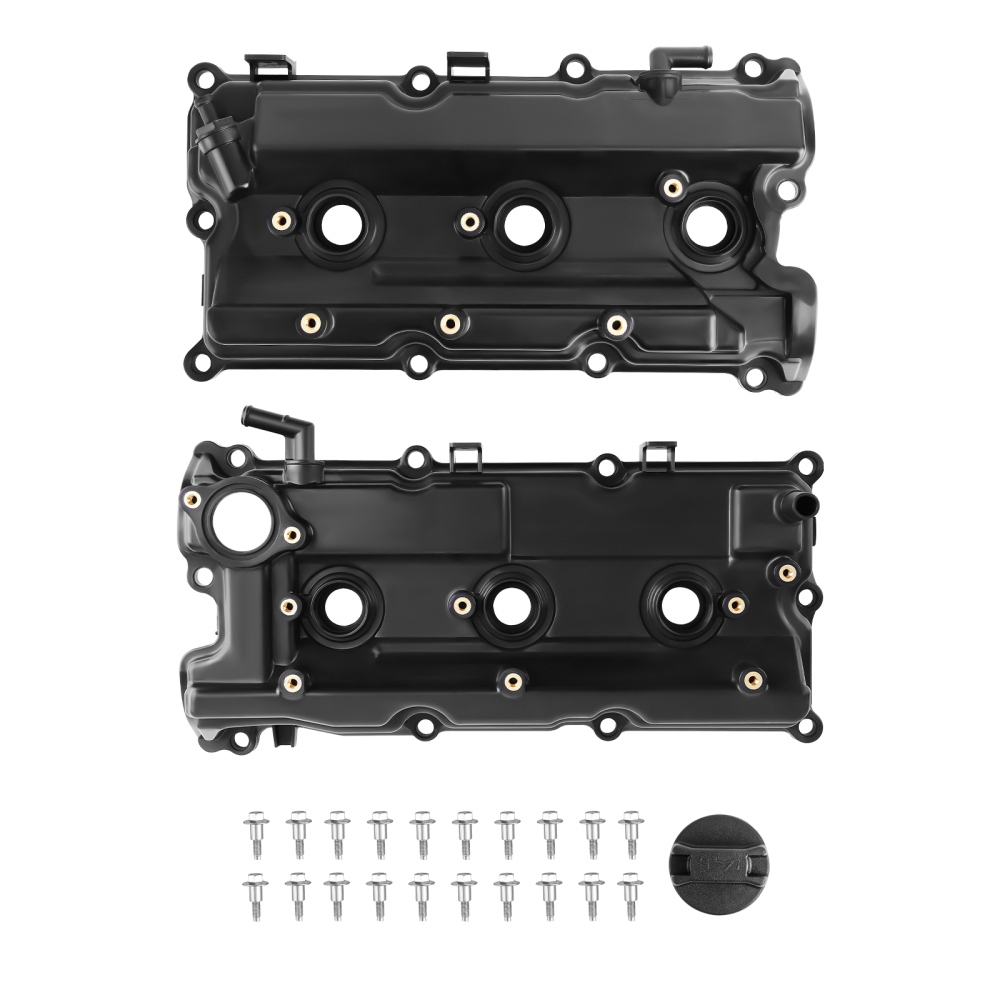 Valve Cover LeftRight w/ Gasket compatible for Nissan Pathfinder compatible for Infiniti QX4 3.5L 02-04