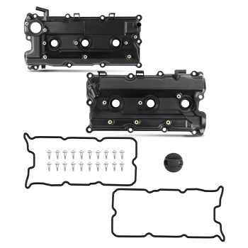 Valve Cover LeftRight w/ Gasket compatible for Nissan Pathfinder compatible for Infiniti QX4 3.5L 02-04