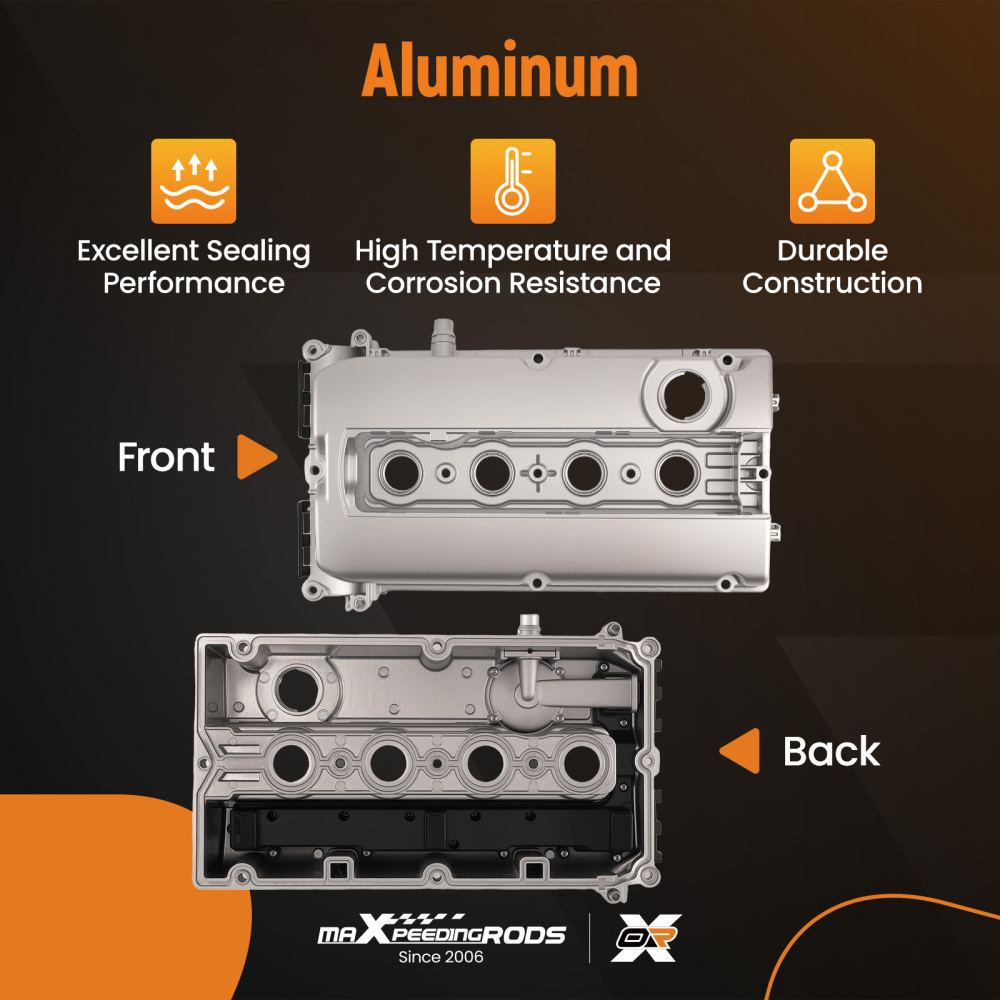Aluminium Rocker Valve Cover w/ Gasket compatible for Holden Cruze JH JG AH 1.6L 1.8L
