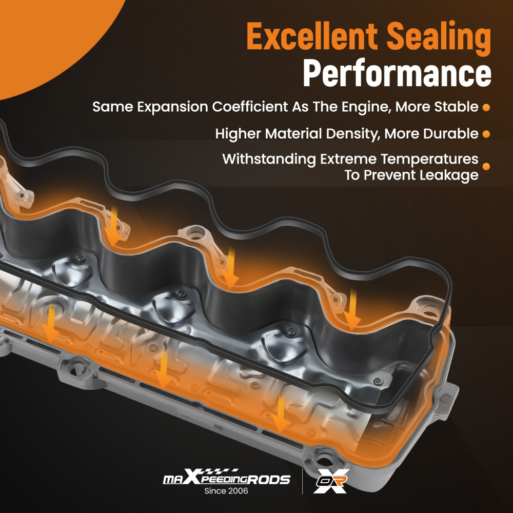 Valve Cover W/ Gasket Right Passenger Side compatible for Ford Expedition 2005-2014 V8