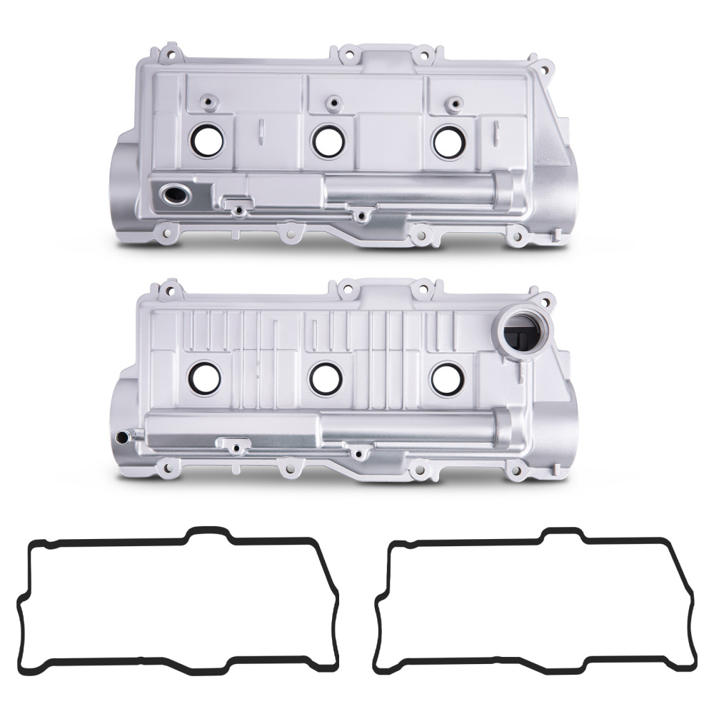 2pcs Engine Valve Cover w/Gasket compatible for Toyota Tacoma T100 compatible for 4Runner 3.4L Left+Right