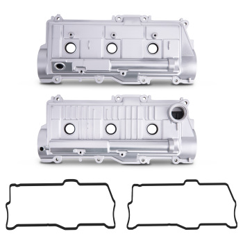 2pcs Engine Valve Cover w/Gasket compatible for Toyota Tacoma T100 compatible for 4Runner 3.4L Left+Right