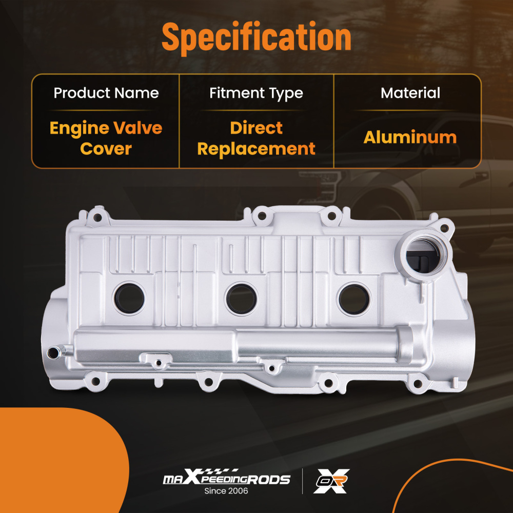 2pcs Engine Valve Cover w/Gasket compatible for Toyota Tacoma T100 compatible for 4Runner 3.4L Left+Right