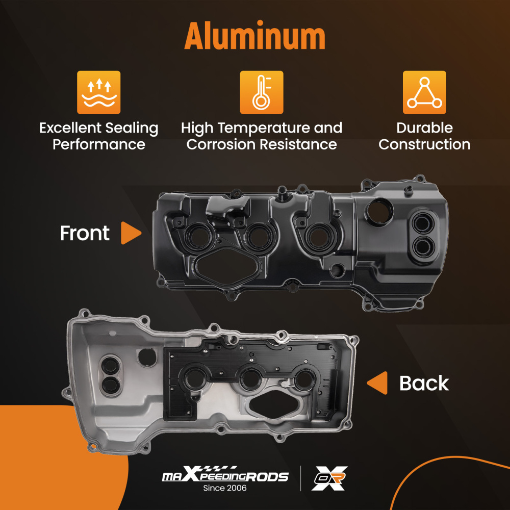 1* Right Aluminum Valve Cover compatible for Ford F-150 2013-2016 compatible for Navigator 15-17 DL3Z6582C