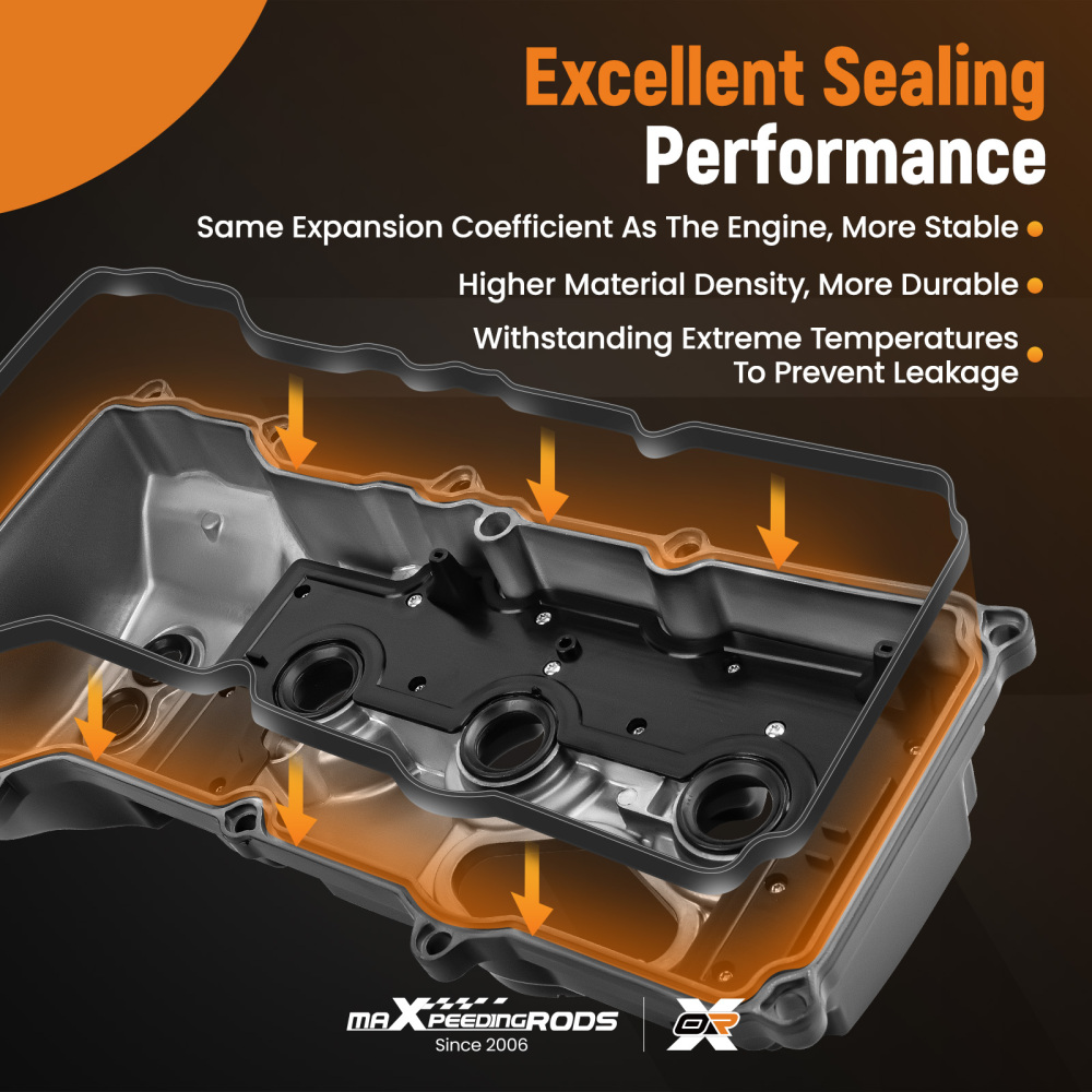 1* Right Aluminum Valve Cover compatible for Ford F-150 2013-2016 compatible for Navigator 15-17 DL3Z6582C