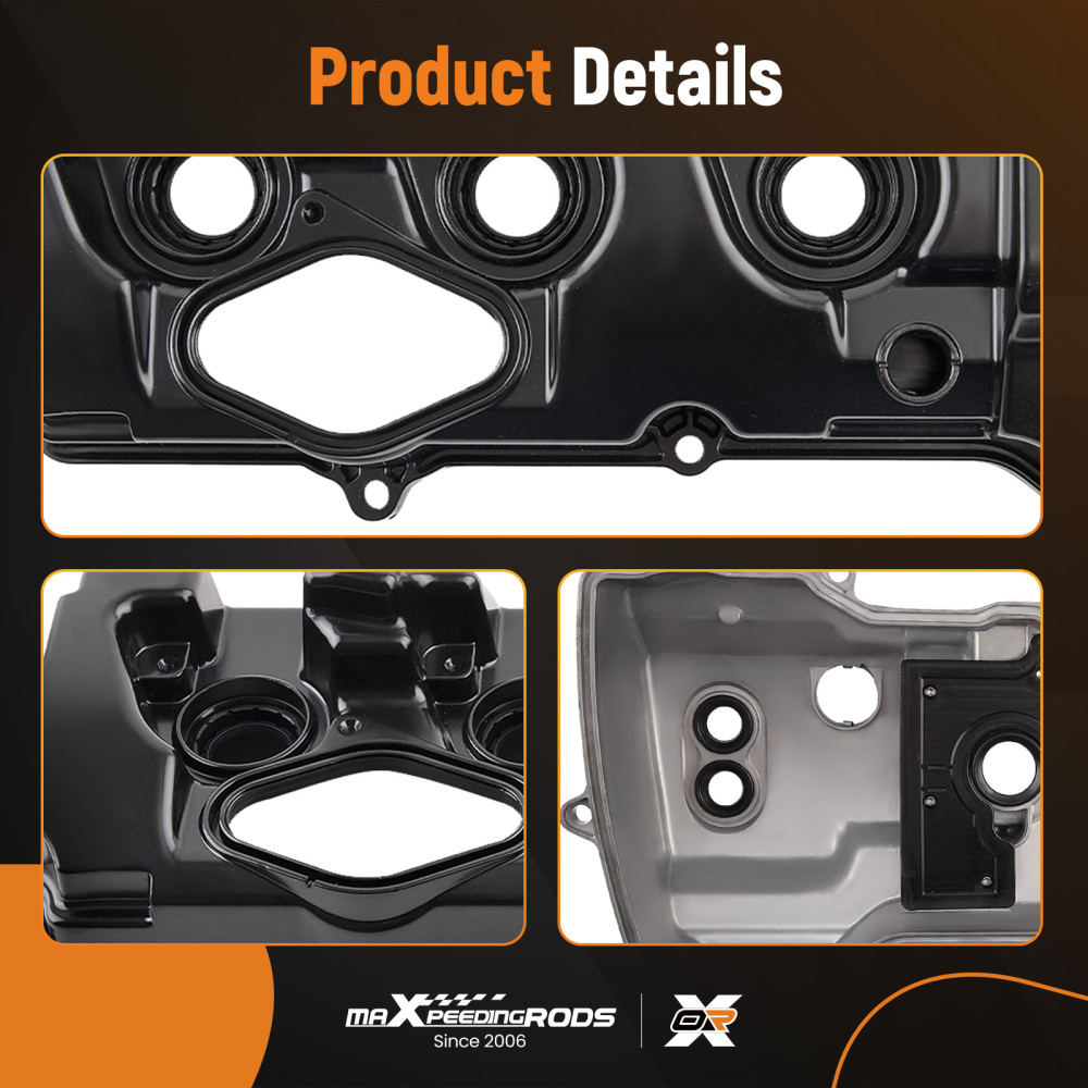 1* Right Aluminum Valve Cover compatible for Ford F-150 2013-2016 compatible for Navigator 15-17 DL3Z6582C