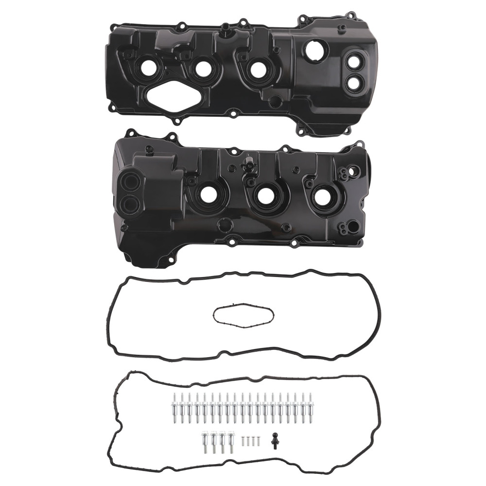 2* Aluminum Engine Valve Cover compatible for Ford Transit-150 250 350 3.5L V6 2015-2023