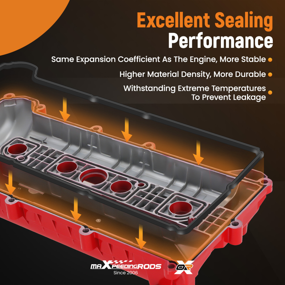 Aluminum Valve CoverGasket compatible for Ford Escape Focus compatible for Mercury 2.0L 2.3L2005-2013