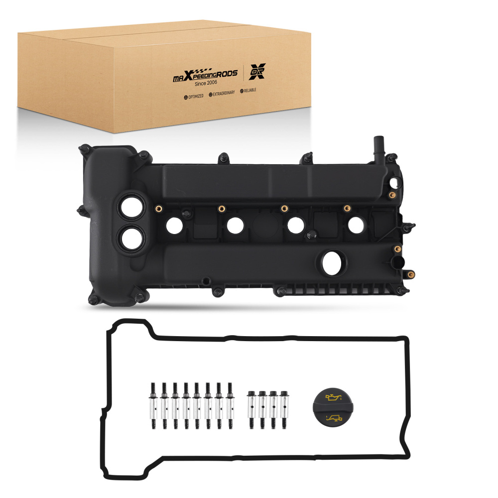 Black Engine Valve Cover compatible for Ford Focus 1999CC 2.0L 2013-2014 CM5Z6582B