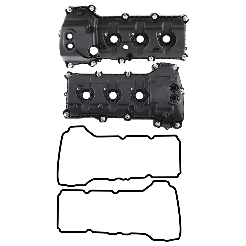2x Engine Valve Cover Left Right compatible for Ford Explorer F150 compatible for Taurus 3.5L 3.7L DOHC