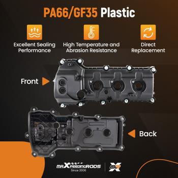 Left Valve Cover compatible for Ford F150 compatible for Flex compatible for Mustang Transit compatible for Lincoln 3.5L 3.7L 2011-2019