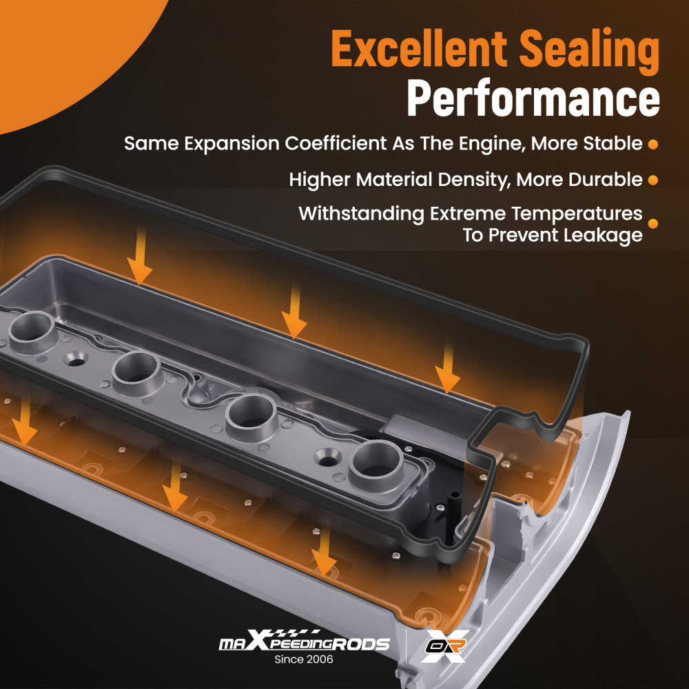 Aluminum Engine Valve Cover w/ Gasket compatible for Suzuki Forenza 2.0L 06-08 1117085Z20