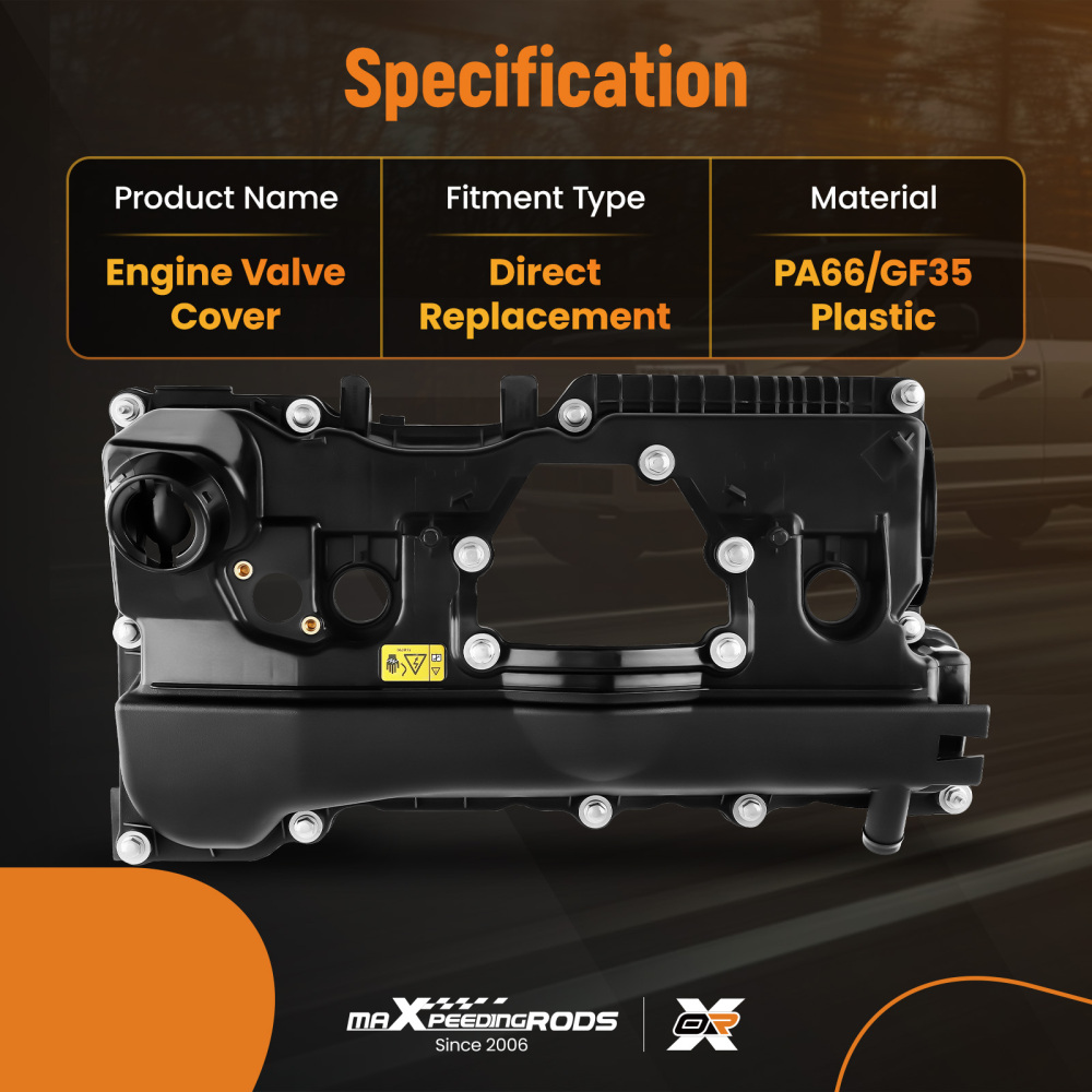 Couvercle de chambre soupape compatible pour BMW 3er e46 316i 318i 1.8l / 2.0l 11127568582