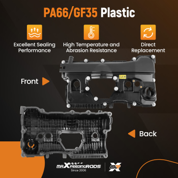 Couvercle de chambre soupape compatible pour BMW 3er e46 316i 318i 1.8l / 2.0l 11127568582