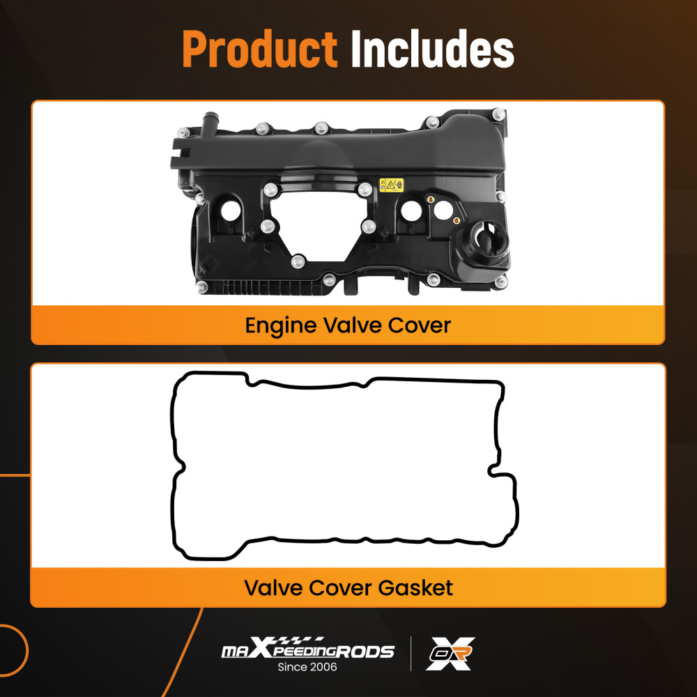 Couvercle de chambre soupape compatible pour BMW 3er e46 316i 318i 1.8l / 2.0l 11127568582
