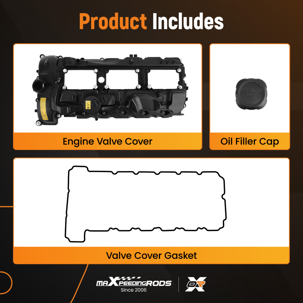 Compatible pour BMW 3.0 Essence N55 culasse moteur Valve Cover  and  joint 11127570292 Nouveau