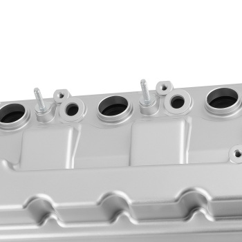 Aluminum Front Engine Valve Cover compatible for Honda Accord Odyssey Pilot Ridgelin 3.5L