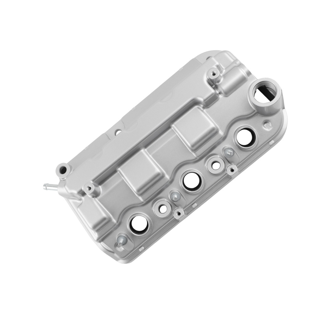 Aluminum Front Engine Valve Cover compatible for Honda Accord Odyssey Pilot Ridgelin 3.5L