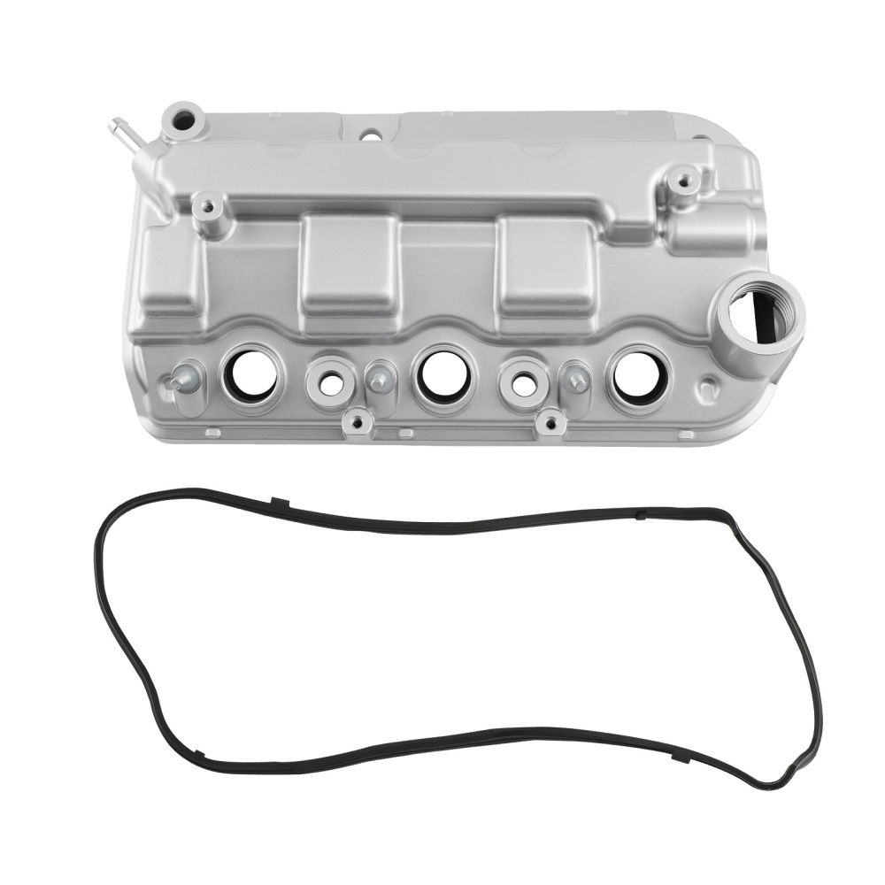 Aluminum Front Engine Valve Cover compatible for Honda Accord Odyssey Pilot Ridgelin 3.5L