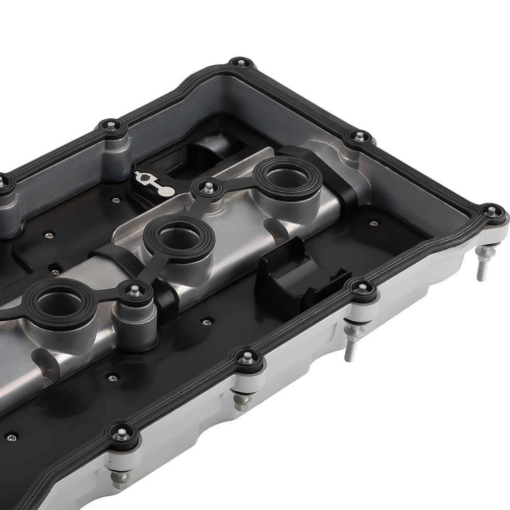 Aluminum Valve Cover + 4 Coils compatible for Chrysler 200 compatible for Dodge Avenger 2.4L 2008-2014