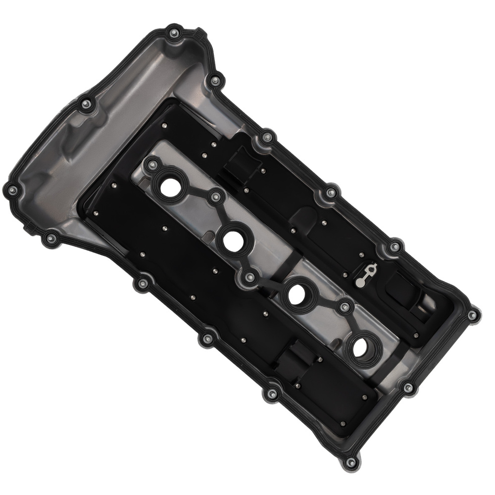 Aluminum Valve Cover + 4 Coils compatible for Chrysler 200 compatible for Dodge Avenger 2.4L 2008-2014