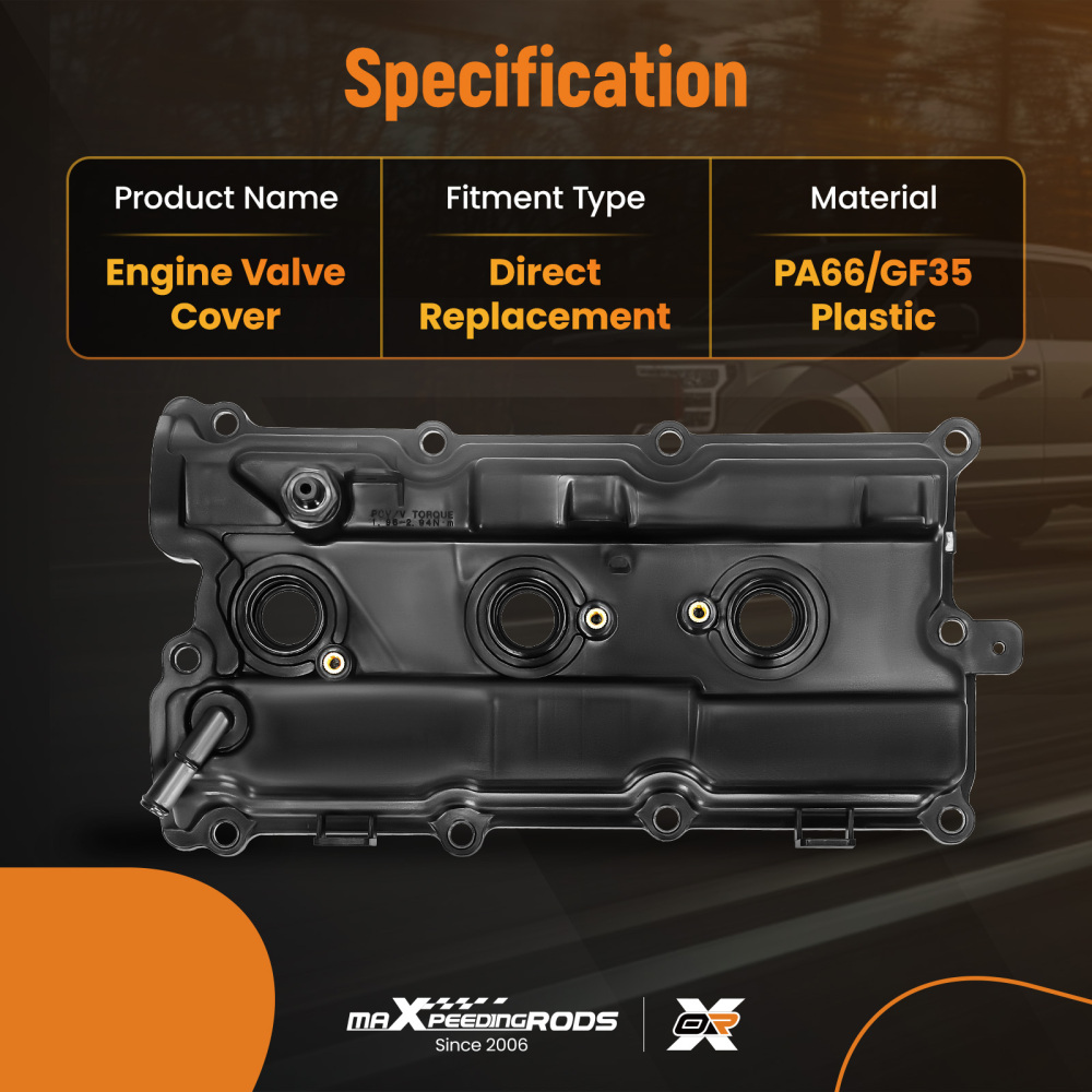 Valve Cover w/Gasket Kit compatible for Nissan Altima Maxima Murano Quest I35 3.5L 02-09