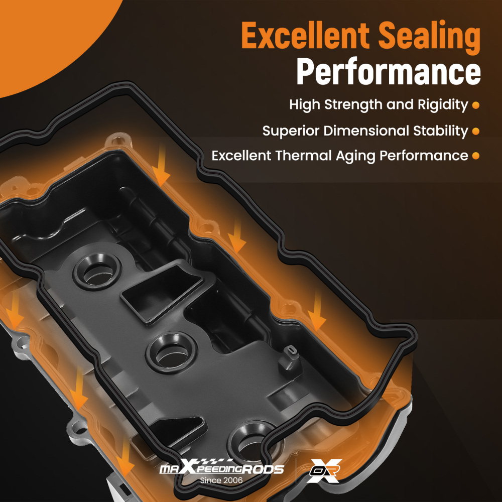 Valve Cover w/Gasket Kit compatible for Nissan Altima Maxima Murano Quest I35 3.5L 02-09