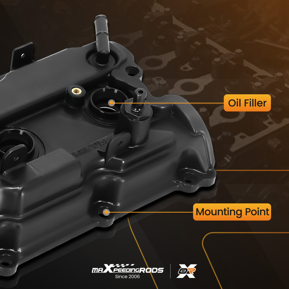 Valve Cover w/Gasket Kit compatible for Nissan Altima Maxima Murano Quest I35 3.5L 02-09